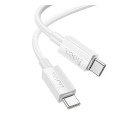   HOCO X107 adatkábel (Type-C - Type-C, 60W, PD gyorstöltő 3.0, 100cm) FEHÉR