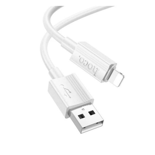 HOCO X107 adatkábel (USB - lightning, 2.4A, 100cm) FEHÉR