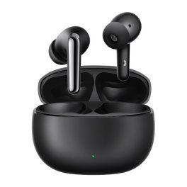 JOYROOM JR-FN1 bluetooth fülhallgató SZTEREO (v5.4, TWS, mikrofon, aktív zajszűrő, IP54, cseppálló + töltőtok) FEKETE   JOYROOM JR-FN1 bluetooth fülhallgató SZTEREO (v5.4, TWS, mikrofon, aktív zajszűrő, IP54, cseppálló + töltőtok) FEKETE