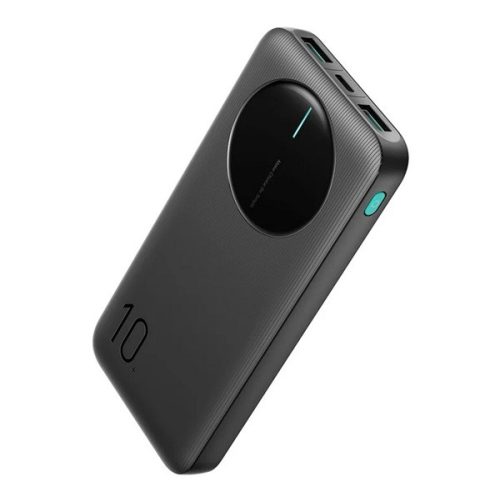 JOYROOM vésztöltő 2 USB+Type-C aljzat (10000mAh, 12W, PD gyorstöltő, LED jelzés) FEKETE