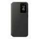 SAMSUNG tok álló (aktív FLIP, oldalra nyíló, Smart View Cover) FEKETE