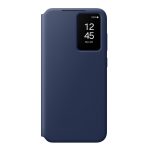 SAMSUNG tok álló (aktív FLIP, oldalra nyíló, Smart View Cover) SÖTÉTKÉK