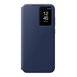   SAMSUNG tok álló (aktív FLIP, oldalra nyíló, Smart View Cover) SÖTÉTKÉK