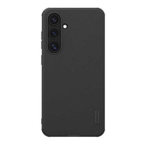 NILLKIN SUPER FROSTED PRO műanyag telefonvédő (ütésállóság, gumírozott, érdes felület) FEKETE