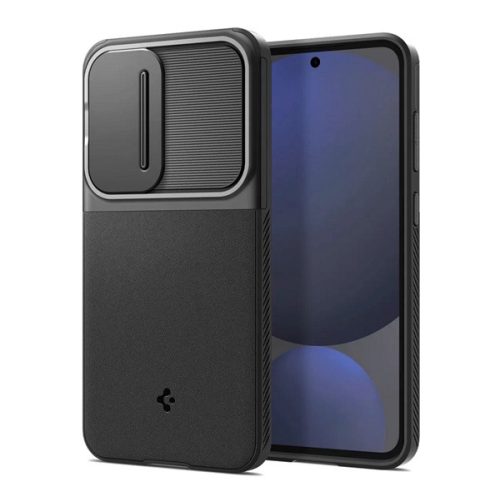SPIGEN OPTIK ARMOR szilikon telefonvédő (kameravédő) FEKETE