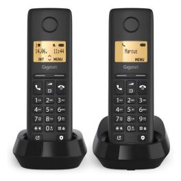   GIGASET PURE 100 DUO telefon készülék (vezeték nélküli, 1 bázis, 2 kézibeszélő, DECT) FEKETE