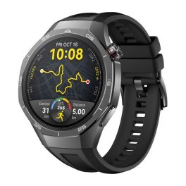 HUAWEI Watch GT 5 Pro okosóra (46mm, beépített GPS, aktivitásmérő, pulzusmérő, IPX7 vízálló, szilikon szíj) FEKETE   HUAWEI Watch GT 5 Pro okosóra (46mm, beépített GPS, aktivitásmérő, pulzusmérő, IPX7 vízálló, szilikon szíj) FEKETE