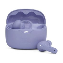   JBL TUNE BEAM bluetooth fülhallgató SZTEREO (v5.3, TWS, mikrofon, multipoint, aktív zajszűrő, IP54 + töltőtok) LILA