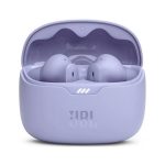 JBL TUNE BEAM bluetooth fülhallgató SZTEREO (v5.3, TWS, mikrofon, multipoint, aktív zajszűrő, IP54 + töltőtok) LILA