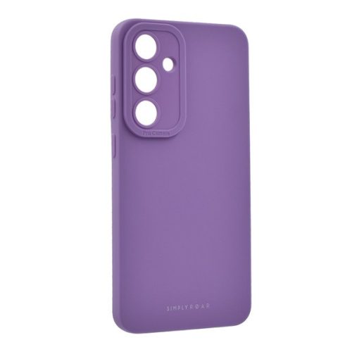 ROAR LUNA szilikon telefonvédő (ultravékony, matt, kameravédő, wireless) LILA