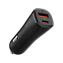   SPIGEN EV482 ARCSTATION autós töltő USB+Type-C aljzat (48W, PD gyorstöltő 3.0) FEKETE