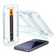 SPIGEN EZ FIT HD képernyővédő üveg 2db (2.5D, tokbarát, ultravékony, 0.2mm, 9H + segédkeret) ÁTLÁTSZÓ