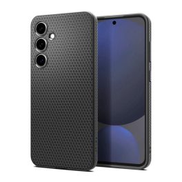   SPIGEN LIQUID AIR szilikon telefonvédő (ütésállóság, légpárnás sarok, rombusz) FEKETE