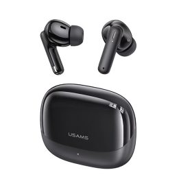 USAMS IF27 bluetooth fülhallgató SZTEREO (v5.3, TWS + töltőtok) FEKETE   USAMS IF27 bluetooth fülhallgató SZTEREO (v5.3, TWS + töltőtok) FEKETE