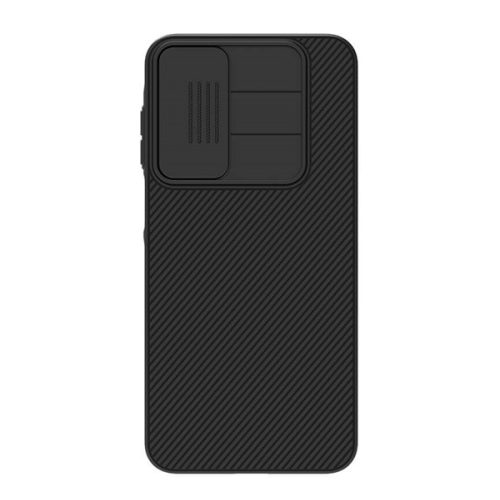 NILLKIN CAMSHIELD szilikon telefonvédő (ütésállóság, kameravédő, csíkos) FEKETE