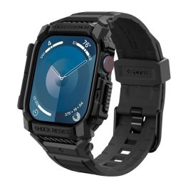 SPIGEN RUGGED ARMOR PRO pótszíj (egyedi méret, szilikon, ütésállóság + szilikon keret) FEKETE   SPIGEN RUGGED ARMOR PRO pótszíj (egyedi méret, szilikon, ütésállóság + szilikon keret) FEKETE