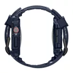 SPIGEN RUGGED ARMOR PRO pótszíj (egyedi méret, szilikon, ütésállóság + szilikon keret) SÖTÉTKÉK