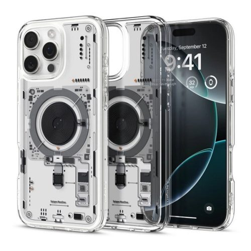 SPIGEN ULTRA HYBRID MAG NEO ONE műanyag telefonvédő (ütésállóság, légpárnás keret, MagSafe) ÁTLÁTSZÓ