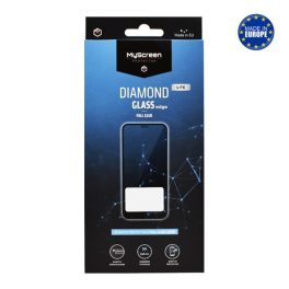   MYSCREEN DIAMOND GLASS LITE EDGE képernyővédő üveg (2.5D, full glue, 0.33mm, 9H) FEKETE