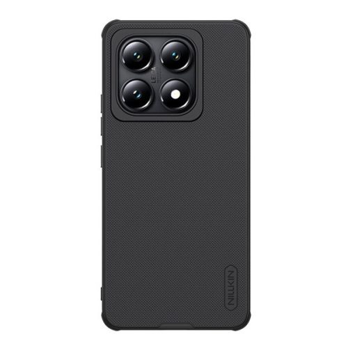 NILLKIN SUPER FROSTED PRO műanyag telefonvédő (ütésállóság, gumírozott, érdes felület) FEKETE
