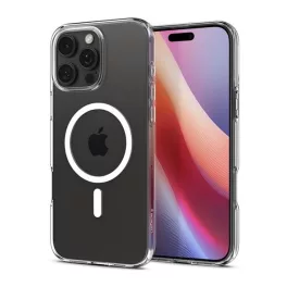   SPIGEN CRYSTAL FLEX MAGSAFE szilikon telefonvédő (ütésállóság, légpárnás sarok, MagSafe) ÁTLÁTSZÓ