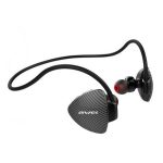 AWEI A849BL bluetooth fülhallgató SZTEREO (v5.3, nyakba akasztható, mikrofon, felvevő gomb, SPORT, IPX4) FEKETE