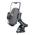 AWEI X72 autós tartó (műszerfalra, szélvédőre, tapadókorongos, 360°, 4.7-7.2" méret) FEKETE