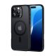 ESR CLASSIC HYBRID szilikon telefonvédő (ütésállóság, légpárnás sarok, MagSafe) FEKETE
