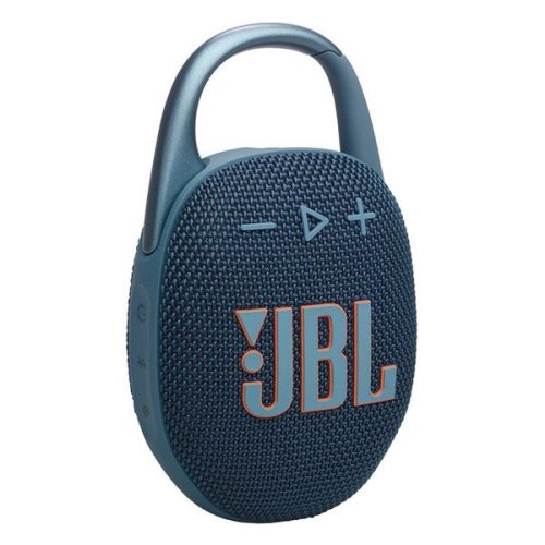 JBL CLIP5 bluetooth hordozható hangszóró (v5.3, 1400mAh belső akku, 7W, IP67 vízálló) SÖTÉTKÉK