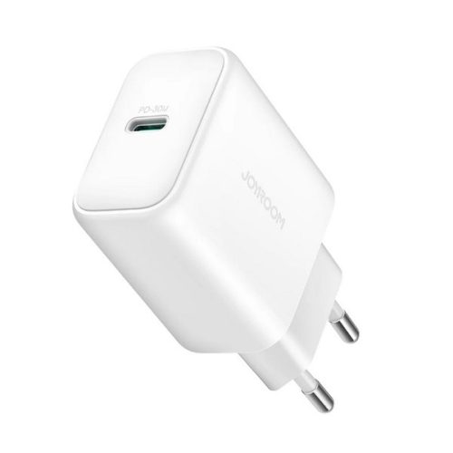JOYROOM hálózati töltő Type-C aljzat (30W, PD gyorstöltő) FEHÉR