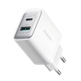   JOYROOM hálózati töltő USB+Type-C aljzat (30W, PD gyorstöltő 3.0) FEHÉR