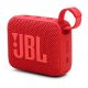 JBL GO4 bluetooth hordozható hangszóró (v5.3, 4.2W, IP67 vízálló) PIROS
