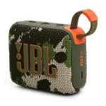 JBL GO4 bluetooth hordozható hangszóró (v5.3, 4.2W, IP67 vízálló, terep minta) SÖTÉTZÖLD