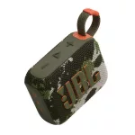 JBL GO4 bluetooth hordozható hangszóró (v5.3, 4.2W, IP67 vízálló, terep minta) SÖTÉTZÖLD