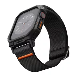   SPIGEN LITE FIT PRO pótszíj (egyedi méret, textil, ütésállóság + szilikon keret) FEKETE
