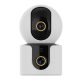 XIAOMI Smart Camera C500 DUAL beltéri biztonsági kamera (360°-os, mikrofon, éjjellátó, mozgásérzékelés, 1440p) FEHÉR