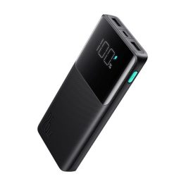   JOYROOM vésztöltő 2 USB+Type-C aljzat (10000mAh, 25W, PD gyorstöltő, LED kijelző) FEKETE