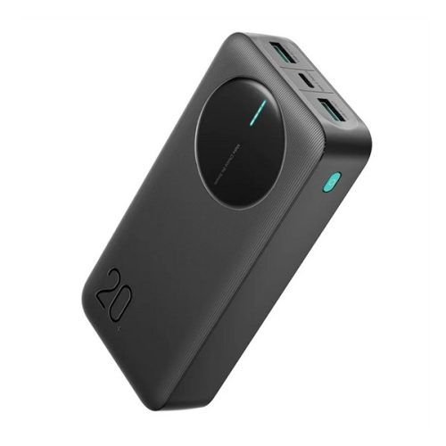 JOYROOM vésztöltő 2 USB+Type-C aljzat (20000mAh, 2.4A, PD gyorstöltő, LED jelzés) FEKETE