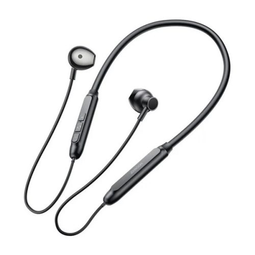 JOYROOM bluetooth fülhallgató SZTEREO (v5.4, nyakba akasztható, mikrofon, IP54 vízálló, SPORT) FEKETE