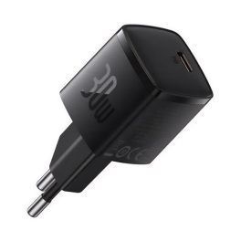   BASEUS CUBE PRO hálózati töltő Type-C aljzat (30W, GaN5, PD gyorstöltő) FEKETE