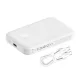 BASEUS MAGNETIC MINI vésztöltő Type-C aljzat (6000mAh, 20W, PD gyorstöltő, wireless, MagSafe + Type-C kábel) FEHÉR