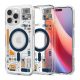SPIGEN ULTRA HYBRID MAG ANALOGUE műanyag telefonvédő (ütésállóság, légpárnás keret, MagSafe) ÁTLÁTSZÓ