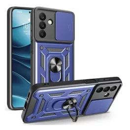   Defender szilikon telefonvédő (ütésállóság, tartógyűrű, kameravédő) SÖTÉTKÉK