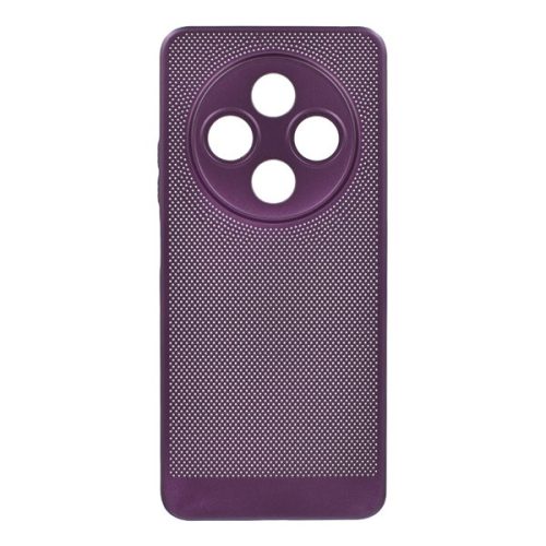 Műanyag telefonvédő (légáteresztő, lyukacsos, kameravédő) LILA