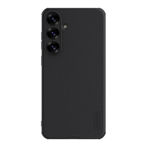 NILLKIN SUPER FROSTED PRO műanyag telefonvédő (ütésállóság, gumírozott, érdes felület) FEKETE