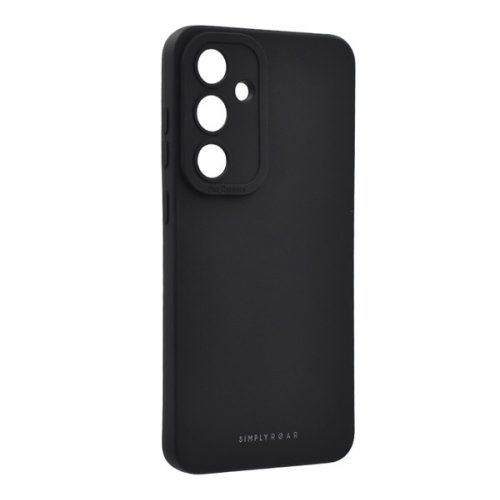 ROAR LUNA szilikon telefonvédő (ultravékony, matt, kameravédő, wireless) FEKETE