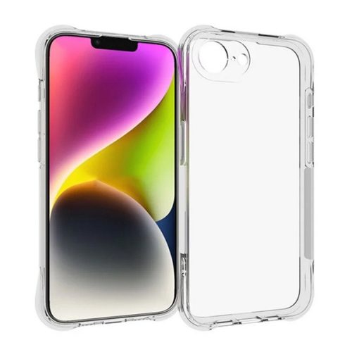 Szilikon telefonvédő (ütésállóság, légpárnás sarok) ÁTLÁTSZÓ