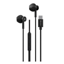   DEVIA SMART M2 fülhallgató SZTEREO (Type-C, mikrofon, felvevő gomb) FEKETE