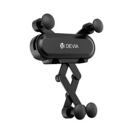   DEVIA tartó (szellőzőre, gravitációs, 360°, 4-6.9" méret) FEKETE