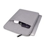 DEVIA JUSTYLE tok fekvő, textil LAPTOP/NOTEBOOK/TABLET (univerzális, vízálló, 15-16.2" méret) RÓZSASZÍN